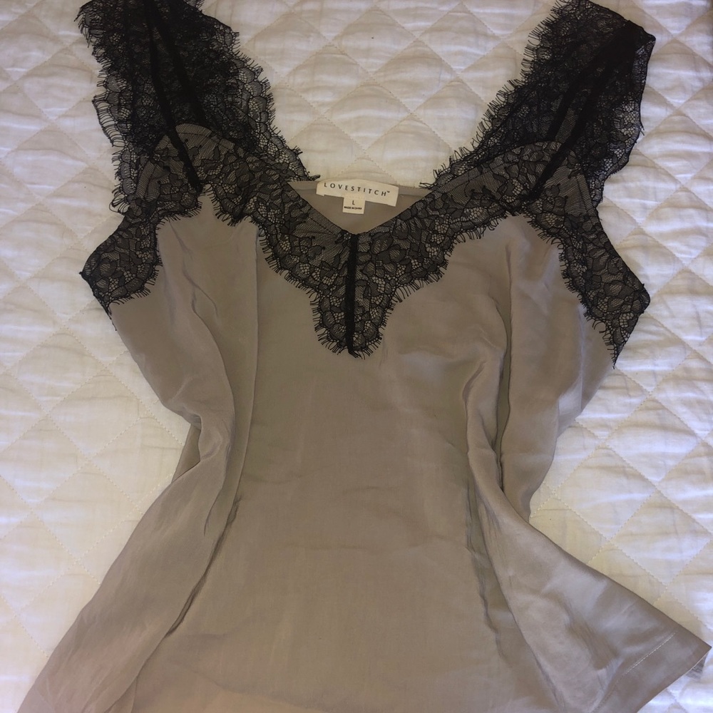 Lace tank top